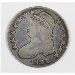 1824 BUST HALF DOLLAR