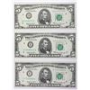 Image 3 : SET OF 12 1969 $5.00 FEDERAL RESERVE NOTES