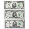 Image 4 : SET OF 12 1969 $5.00 FEDERAL RESERVE NOTES