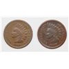 Image 1 : 1866 AND 1867 INDIAN HEAD CENTS