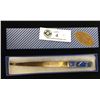 Image 2 : Very Nice Vintage Lapis Lazali Letter opener in Box