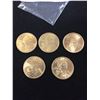 Image 2 : 5 United States Sacagaweea Liberty Dollars
