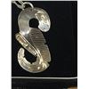 Image 8 : Sterling Silver Eagle Feather Pendant. Signed Solomon Seward. 1.75" x 1" Chain is Silver Plated