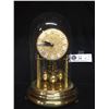 Image 1 : Very Nice Anniversary Clock with a Glass Cover. Made in Germany. Needs a Key