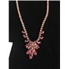 Image 2 : A Beautiful Pink/Rose Vintage Sherman Necklace
