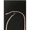 Image 3 : A Beautiful Pink/Rose Vintage Sherman Necklace