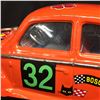 Image 8 : 1960's Japan Friction VW Bug Car Orange with Stickers. Battery Operated