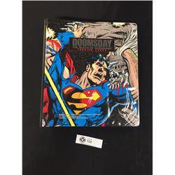 Doomsday The Death of Superman Trading Cards in Offical Binder Over 100 Cards