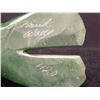 Image 8 : High Quality Solid BC Jade Seal # 1120 6.5" L Weighs 18oz Hand Carved ,Signed by Artist David Wong