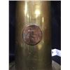 Image 2 : Trench Art Bell with 1895 Coin on it. 6.5" w x 11.5" H