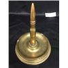 Image 1 : Trench Art 1942 Artillery Shell with Bullet Paperweight. Has Sweetheart Pin on it. 2.5" w x 4" H