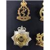 Image 2 : Lot of 6 Canadian Military Cap Badges WWII Era