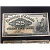 Image 2 : 1900 and 1923 Canadian 25 Cent Banknote ( Shinplaster)