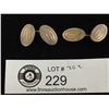 Image 1 : Pair of Art Deco English Cufflinks