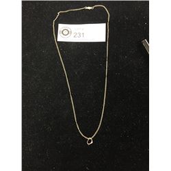 Very Fine 12K Gold Filled Heart Necklace