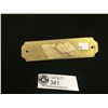 Image 2 : Ships Brass Mounting Plate With Mounting Screws  5.5" w x 1.5" H  " No Smoking"