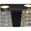 Image 2 : Czech Crystal Salt and Pepper Shakers with Sterling Silver .925 Lids