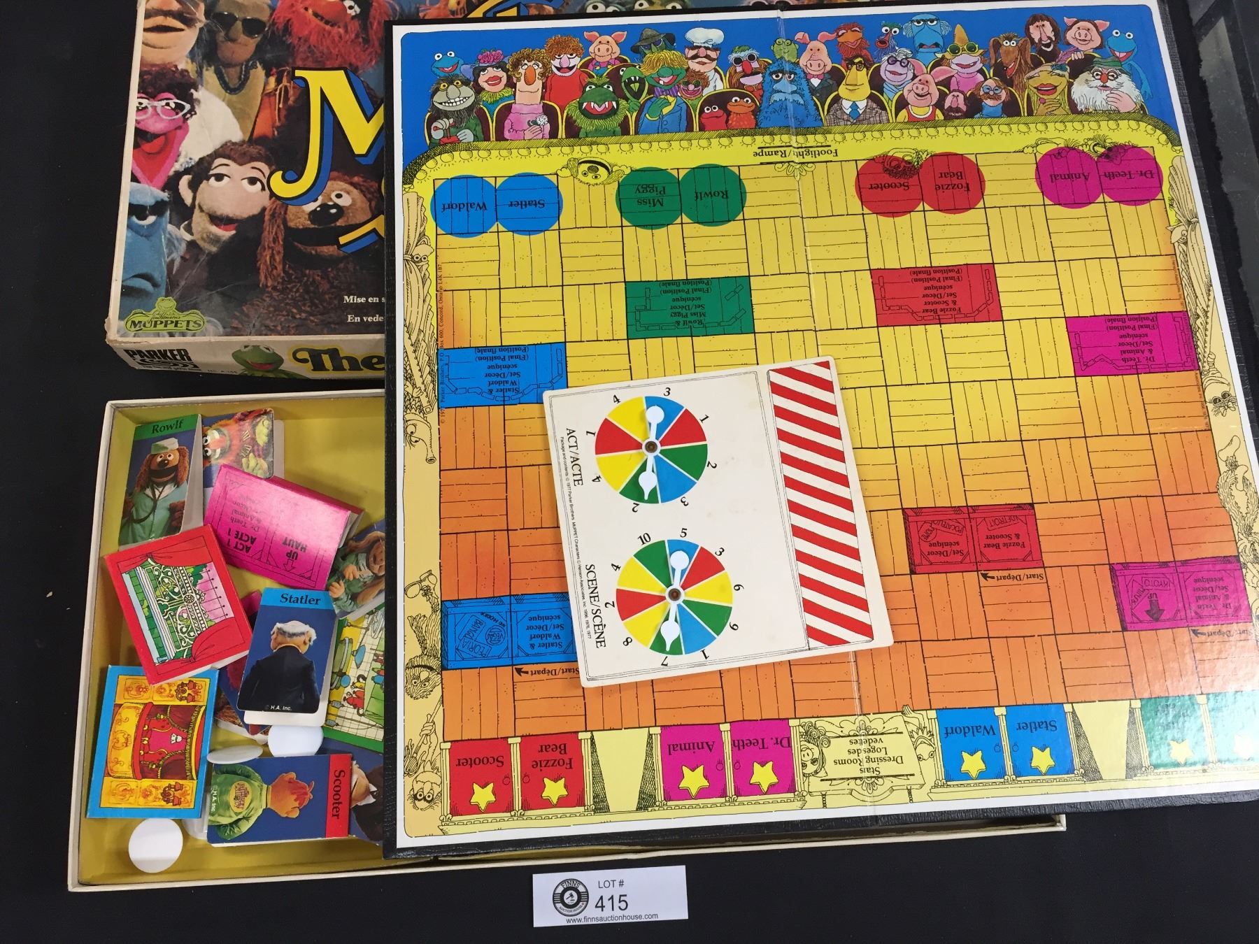 The Muppet Show Board Game 1977 Parker Brothers