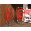 Image 2 : A Nice Coca Cola Collectible Shelf Lot. Signs and Glasses