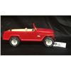 Image 1 : Vintage Tonka Jeep. Jeepster Red Pressed Metal Truck 1970's