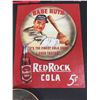 Image 2 : Babe Ruth Red Rock Cola Sign Plus 3 Norman Rockwell Pieces. ( 2 Trays and a Plate)
