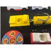 Image 5 : Vintage Fisher Price Little People Lot. Tv, Radio, Supper Table, Vehicles
