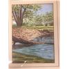 Image 2 : 2 Signed Original Paintings 1 by Alice Pough 12x 14 and 1 by C.A. Rooney " Winter Scene" 12 x 14