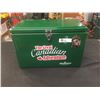 Image 1 : The Great Canadian Adventure Metal Cooler with Bottle Opener on Front Unused. 20" x 10" x12"