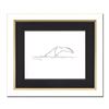 Image 1 : Wyland, "Whale Tail" Framed Original Sketch, Hand Signed with Certificate of Authenticity.