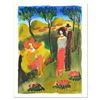 Image 1 : Moshe Leider, Original Watercolor Painting, Hand Signed with Certificate of Authenticity.