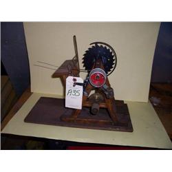 MINATURE SAWMILL AND STATIONARY ENGINE FAIRBANKS