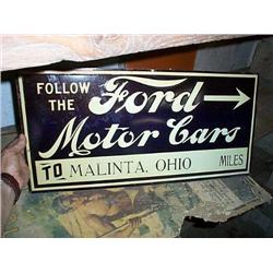 NOS FORD TIN SIGN