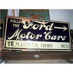 NOS FORD TIN SIGN