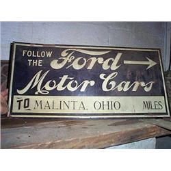 NOS FORD TIN SIGN