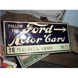 NOS FORD TIN SIGN