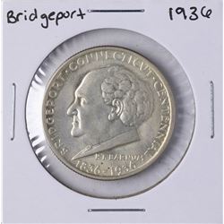 1936 Bridgeport Connecticut Centennial Commemorative Half Dollar Coin