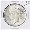 Image 1 : 1924-S $1 Peace Silver Dollar Coin