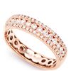 Image 1 : 14KT Rose Gold 0.70ctw Diamond Ring