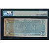 Image 2 : 1864 $10 Confederate States of America Note PMG 61