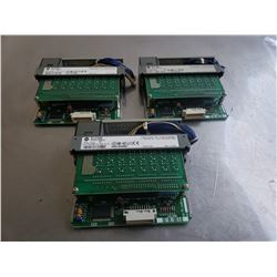 (3) ALLEN-BRADLEY 1746-OV32 OUTPUT MODULE