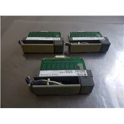 (3) ALLEN-BRADLEY 1746-OV32 OUTPUT MODULE