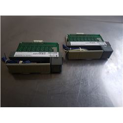 (2) ALLEN-BRADLEY 1746-OV32 OUTPUT MODULE