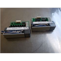 (2) ALLEN-BRADLEY 1746-OV16  & 1746-OV8 OUTPUT MODULE