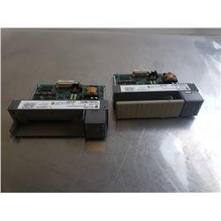 (2) ALLEN-BRADLEY 1746-NIO4V ANALOG COMBINATION MODULE