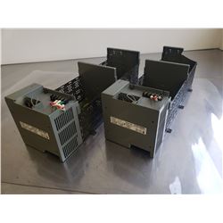 (2) ALLEN-BRADLEY 1746-P2 POWER SUPPLY W/ 1746--A10 SLOT RACK