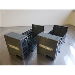 (2) ALLEN-BRADLEY 1746-P1 POWER SUPPLY W/ 1746--A7 SLOT RACK