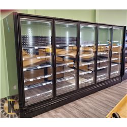 LARGE 5-DOOR COMMERCIAL FREEZER UNIT W/ COMPRESSOR