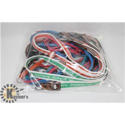 BAG OF DOG LEASHES