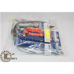 BAG OF DOG LEASHES