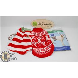 BAG OF ASSORTED DOG CLOTHES